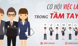 THÔNG BÁO TUYỂN DỤNG NHÂN LỰC THÁNG 6.2021