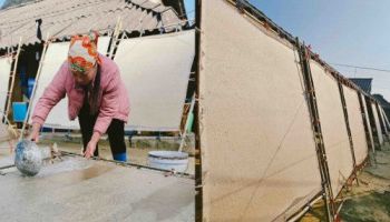 Độc đáo nghề làm giấy giang của người H’Mông ở Hòa Bình