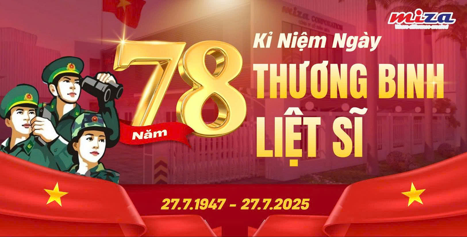 MIZA GROUP TRI ÂN NGÀY THƯƠNG BINH LIỆT SĨ 27.7.2025